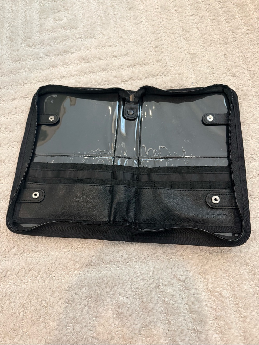 NWOT - Morphe Make-Up Brush Monogrammed Travel Organizer - Picture 2 of 5